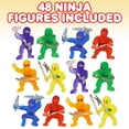 thumbnail image 2 of Figuras de acción ArtCreativity Mini Ninja, paquete de 48 unidades para niños, 2 of 7
