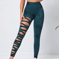 thumbnail image 1 of MKLEKYY Pantalones deportivos para mujer, mallas de compresión para mujer con material absorbente para entrenamiento, running, yoga y fitness., 1 of 4
