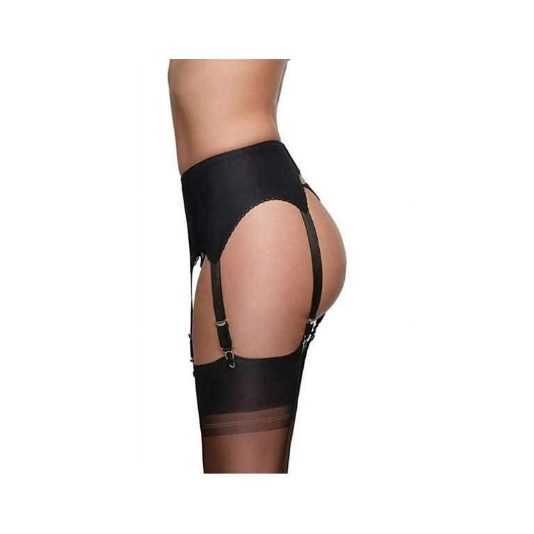 Individual 10 Stockings Wolford Satin Finish Garter Belt - Stretch  Microfiber, Adjustable Straps Wolford Satin Stocking Garter Belt For Sale