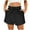 Black, variant on fatyb Womens Casual Shorts High Waisted Summer Shorts Loose Drawstring Lightweight Beach Shorts