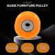 thumbnail image 4 of 4Pcs 6X30X13mm Plastic Coated Sealed Bearings Steel 606ZZ Deep U Groove Guide Pulley Rail Ball Rolling Bearing Wheel, 4 of 5