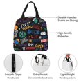 thumbnail image 3 of KLL Basketball Print Insulated Lunch Bag Women, Reusable Cute Tote Lunch Box for Adult & Men, Leakproof Cooler Lunch Bags for Work Office Travel Picnic, 3 of 5
