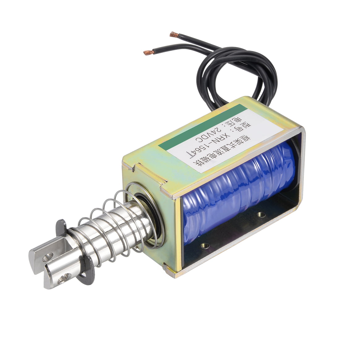 uxcell JF-0520B DC 6V 300mA 4N 10mm Pull Push Type Open Frame Linear Motion Solenoid Electromagnet 