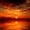 Orange, variant on Orange Sunset Ocean Framed Canvas Wall Art, Modern Decor for Living Room Bedroom Bathroom Office Ready to Hang12"L x 8"W