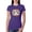 Purple Rush, variant on Baseball Mom Jaguar Print Sports Womens Slim Fit Junior Tee, Heather Grey, Small