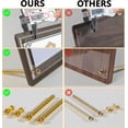 thumbnail image 5 of Wooden Diploma Frame Degree Frame: Document Frames with High Definition Acrylic, Display 8.2x11 Certificate Frame, Graduation Picture Frame 11x14, Poster Frame for Tabletop (Wood, 7.01X9.37), 5 of 8