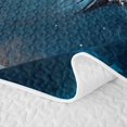 thumbnail image 5 of Homewish Cool Corgi Shark Twin Quilt Set,Cartoon Animal Twin Coverlet Set,Blue,Ocean Wave Decor,2 Pieces, 5 of 7