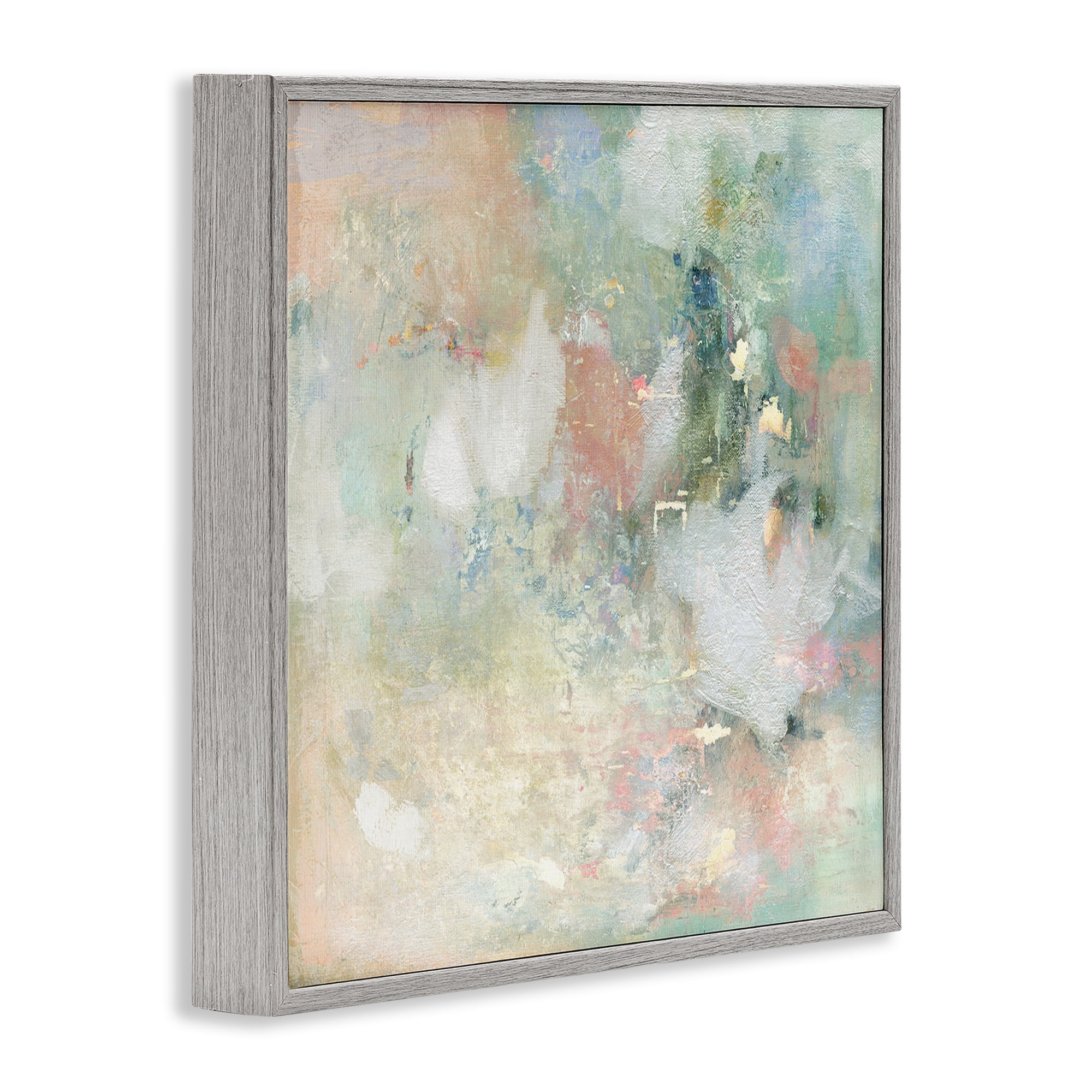 Stupell Industries Serene Pastel Brushstroke Harmony Gray Framed Giclee Art, design by Carol Robinson