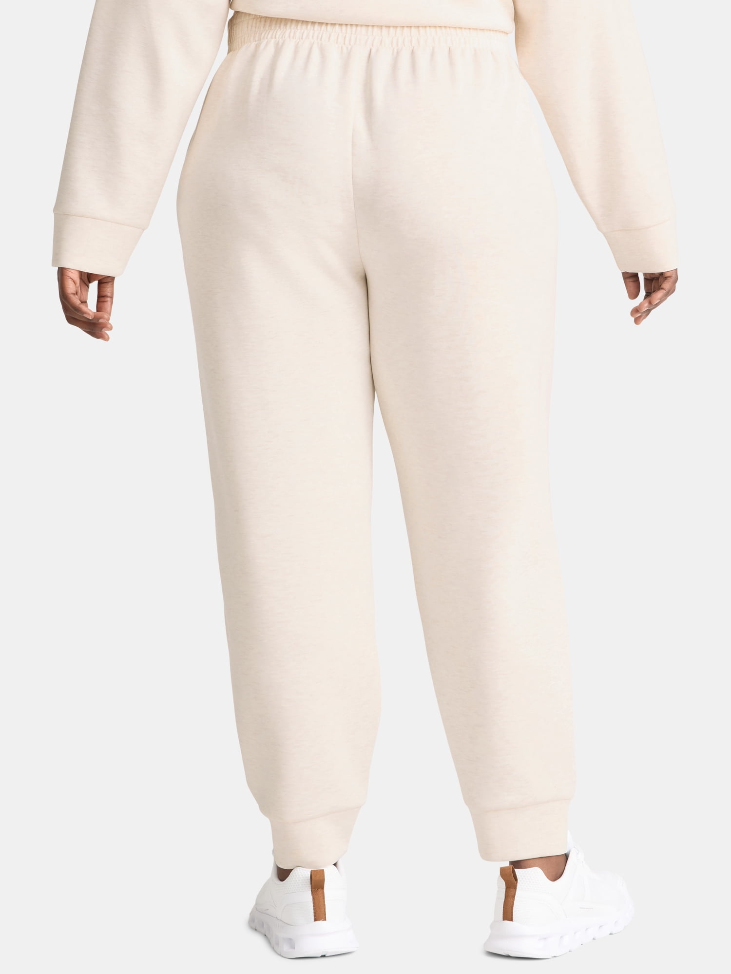 Avia Women's and Women's Plus ScubaKnit Pleat Joggers with Pockets, Size XS-4X