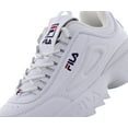 thumbnail image 2 of Fila Disruptor II Sneaker Little Kid Filabuck Upper Adjustable Fit Cool Comfort, 2 of 5