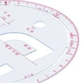 thumbnail image 3 of Sewing Ruler Multipurpose Plastic Sleeve Curve Ruler Clothing Ruler for Tailor, 3 of 7