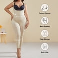 thumbnail image 3 of Athlemo Plus Size Women Open Bust Full-Length Shaping Jumpsuit Sleeveless Shapewear Tummy Control, 3 of 7