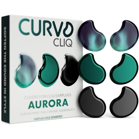 CURVD Cliq™ Earplug Covers – Interchangeable, Swappable, and Stylish Replacement Covers for CURVD Cliq™ Earplugs, Effortless Design Changes, Personalization & Customization at Your Fingertips