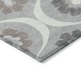 thumbnail image 4 of Addison Rugs Chantille Indoor/Outdoor Transitional Medallions Gray Washable Rectangle Rug, 3' x 5', 4 of 6
