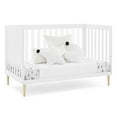 thumbnail image 5 of Delta Children Austin Acrylic 4-in-1 Convertible Baby Crib - Greenguard Gold Certified, Bianca White/Natural, 5 of 13