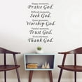 thumbnail image 1 of Autocollant Mural en PVC, 4pcs Distinctive Lettre Anglaise Décoration Murale Sticker Résultats Impressionnants, 1 of 7