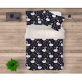 thumbnail image 1 of 3D Floral Planta Cisne Negro Funda nórdica Juego de cama Funda nórdica Fundas de almohada, 1 of 2