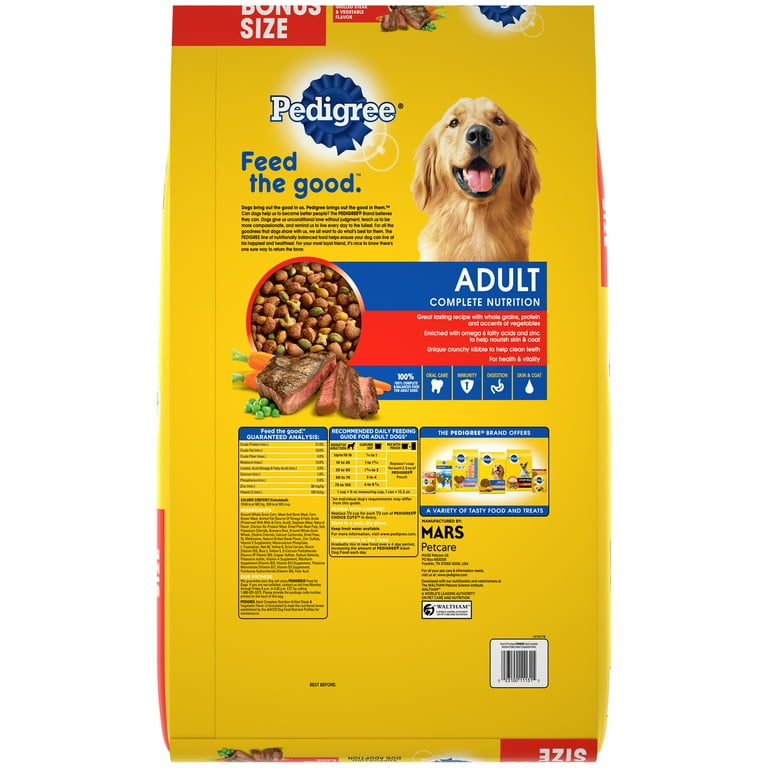 Walmart pedigree dog food cheap 33lb