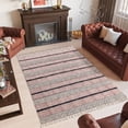 thumbnail image 2 of Casavani Indian Handmade Cotton Entrance Rug,Red 9x9 feet, 2 of 5