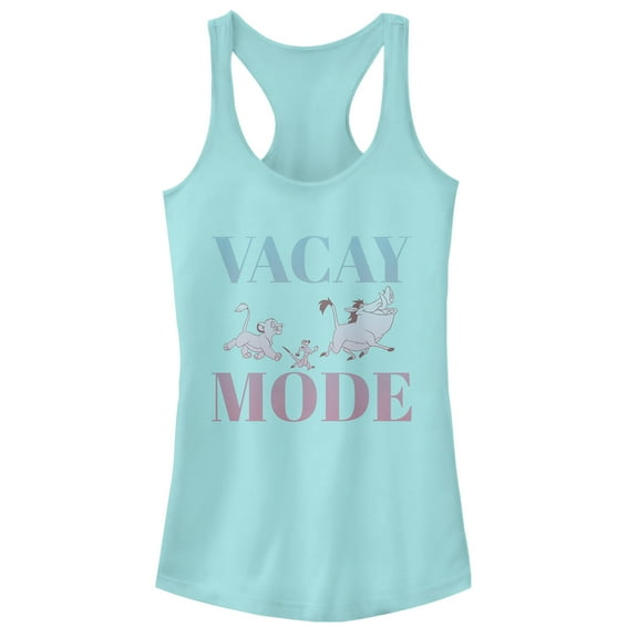 Junior's Lion King Vacay Mode Racerback Tank Top Cancun X Small