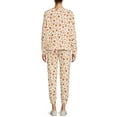 thumbnail image 3 of Secret Treasures Women's and Women's Plus Size Sleep Top and Pants Set, 2-Piece, 3 of 5