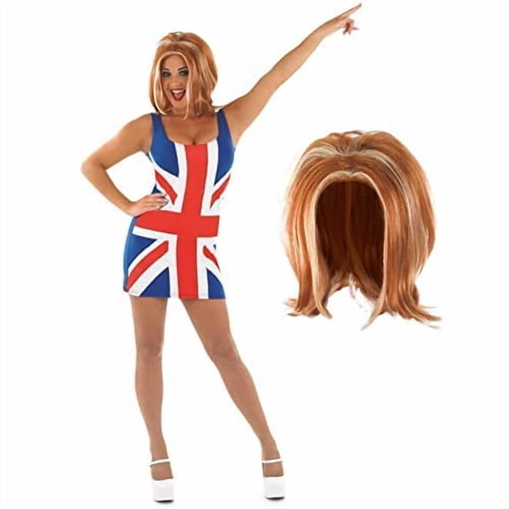 Fun Shack Union Jack Dress Womens Halloween Costume for Women Multicolored Large