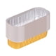 thumbnail image 1 of Caja desechable de aluminio con tapa rectangular, caja de embalaje de aluminio, moldes de aluminio mini para hornear pan de 200 ml, para cocinar, hornear, preparar comidas, llevar comida, etc., 1 of 1