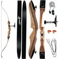 thumbnail image 2 of KESHES Takedown Recurve Bow and Arrow Set for Adults & Teens 62" - 15-60lb Draw Weight, Right & Left Handed Bows - Archery Set with Bowstring, Arrow Rest, Stringer Tool, and Bow Sight, 2 of 4