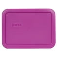 thumbnail image 1 of Pyrex Replacement Lid 7210-PC Berry Pink Rectangle Cover for Pyrex 7210 3-Cup Dish (Sold Separately), 1 of 2