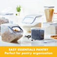 thumbnail image 4 of Recipiente de almacenamiento de alimentos LockNlock Easy Essentials, 1.8 L x 4, transparente, 4 of 8