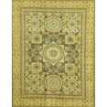 thumbnail image 1 of Ahgly Company Indoor Rectangle Abstract Golden Brown Yellow Abstract Area Rugs, 2' x 3', 1 of 6