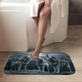 thumbnail image 4 of 1pc Three Wolves Howling Absorbent Non-Slip Bathroom Thickened Flannel Rug Decor,Soft,Quick Drying,Suitable For Indoor/outdoor Use,Bathrooms,Bedrooms,Kitchens,Terrace,Laundry Rooms,16"x24", 4 of 9