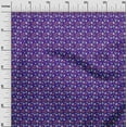 thumbnail image 3 of oneOone Polyester Lycra Blue Fabric Asian Japanese Floral Sewing Craft Projects Fabric Prints By Yard 56 Inch Wide, 3 of 4