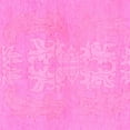 thumbnail image 1 of Ahgly Company Indoor Square Abstract Pink Modern Area Rugs, 7' Square, 1 of 4