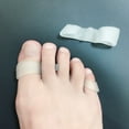 thumbnail image 4 of Happydeer Soft Silicone Hallux Valgus Orthosis Toes Overlap Repair Corrector Foot Care, 4 of 8