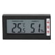thumbnail image 1 of Termómetro digital higrómetro medidor de temperatura y humedad pantalla LCD grande registro máximo/mínimo negro, 1 of 8