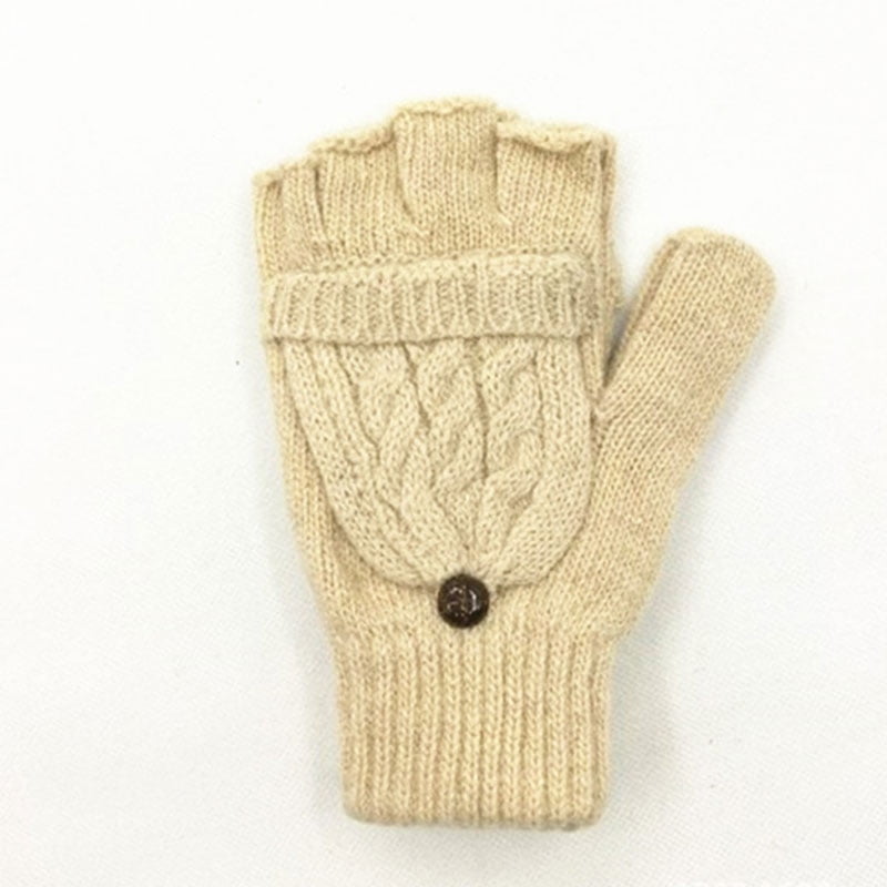 Flip Alpaca Fingerless Gloves Convertible Texting Gloves Accessories Gloves & Mittens Winter Gloves Gift for Her/Him Alpaca Wool Mittens for Men and Woman Warm Skying Gloves 