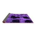 thumbnail image 2 of Ahgly Company Indoor Square Abstract Purple Modern Area Rugs, 4' Square, 2 of 4