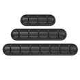 thumbnail image 1 of Cable Organizer Silicone USB Cable type c Winder Desktop Tidy Management Clips Cable Holder for Mouse Headphone Wire 3 pcs set Black, 1 of 6