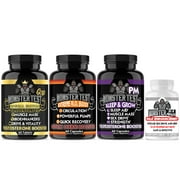 Monster Test Gold Special Edition, Monster Nitric Oxide, Monster PM Sleep Aid & Monster in a Minute Male Enhancement (4-Pack)