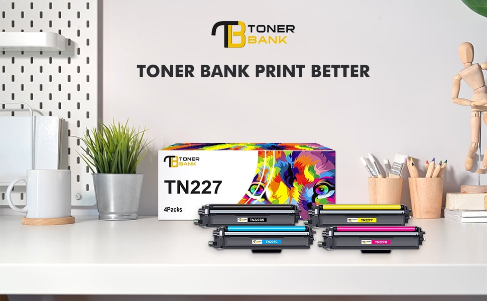 TN227 TN-227 4 Pack High Yield Compatible Toner Cartridge Replacement for  Brother TN227BK TN223 TN-223 Work with MFC-L3710CW MFC-L3750CDW MFC-L3770CDW  HL-L3210CW HL-L3230CDW (BK/C/M/Y) - Yahoo Shopping