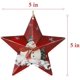 thumbnail image 2 of Adornos para árboles de Navidad-pentagrama de anciano + pentagrama de muñeco de nieve Fokelyi WMSS-345, 2 of 5