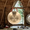 thumbnail image 3 of MasteelfCA 1 Ensemble d'Instruments de Percussion Traditionnels Gong Chinois avec Marteau (Rouge), 3 of 8