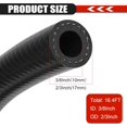 thumbnail image 2 of 3/8 Inch (10mm) ID Fuel Line Hose 16.4FT NBR Rubber Push Lock Hose High Pressure 300PSI for Automotive Fuel Systems Engines, 2 of 12