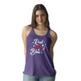 thumbnail image 2 of Red Wine And Blue Racerback Tank Women -Smartprints Designs, Female Small, 2 of 4