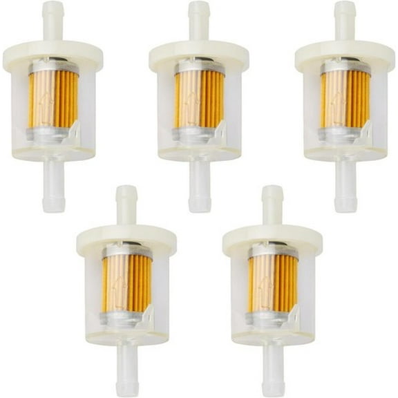 5Pcs 493629 691035 1/4 Inline Fuel Filter For Briggs Stratton845125 5065 490197001