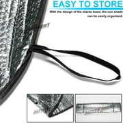 AUTOXBERT Extra Large Windshield Sun Shade Visor Sunshield Block for Truck Van UV Block