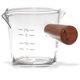 thumbnail image 3 of Toystoory Vaso transparente de doble caño de 100ml para medir la leche con escala, taza reutilizable, accesorios para beber en el hogar, regalos Juegos de servir café y té Toystoory HA061323-00B, 3 of 6