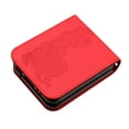 thumbnail image 4 of Case for Samsung Galaxy Z Flip 3, PU Leather Flip Protective Phone Case Emboss Flower Book Case for Samsung Galaxy Z Flip 3 - Red, 4 of 4