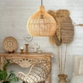thumbnail image 2 of Arturesthome Rustic Rattan Chandelier Handmade Pendant Lamps, 2 of 10